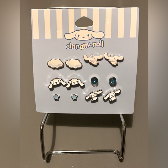 NWT! CINNAMOROLL EARRINGS & BRACELETS! UR FAV HELLO KITTY FRIEND! HIGH QUALITY! - Picture 2 of 2